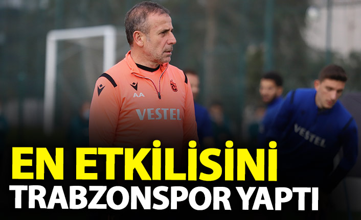 En etkilisini Trabzonspor yaptı