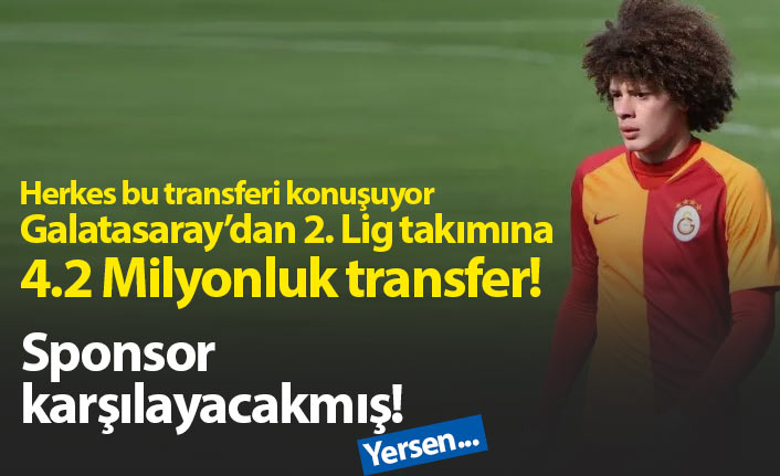 Erencan Yardımcı transferi gündem oldu! Galatasaray'dan 2. Lig'e 4.2 Milyonluk transfer