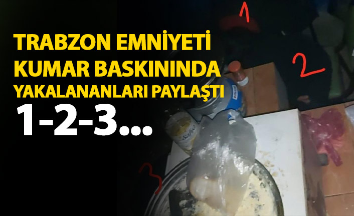 Kumar baskınında yakalananları böyle paylaştılar: 1-2-3...