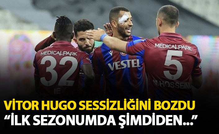 Trabzonspor'un yıldızı Vitor Hugo: İlk sezonumda şimdiden...