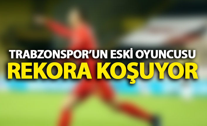 Trabzonspor'un eski futbolcusu rekora koşuyor