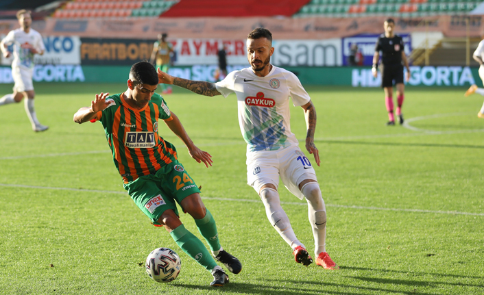 Alanyaspor Çaykur Rizespor'u mağlup etti