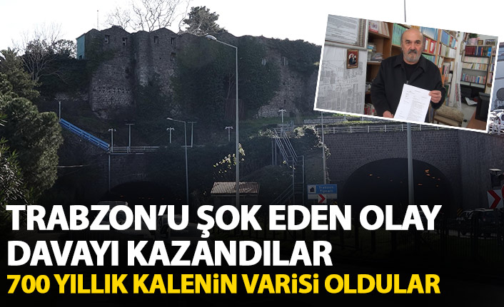 Davayı kazandılar! Trabzon'da 700 yıllık kalenin varisi oldular: Kalede yaşamak isterim