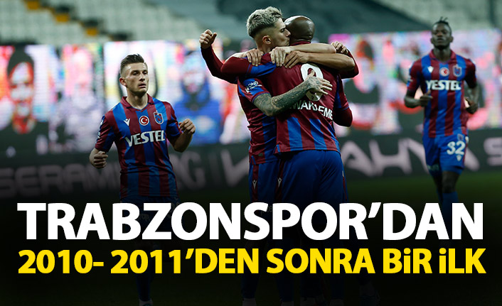 Trabzonspor'dan 2010-2011'den sonra bir ilk