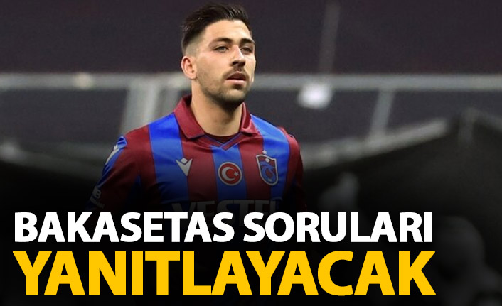 Trabzonspor'da Bakasetas basının karşısına çıkacak