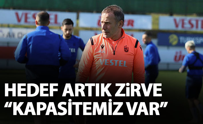 Trabzonspor'da zirve hesapları başladı