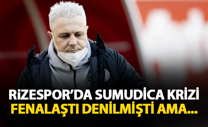 Rizespor'da Sumudica krizi