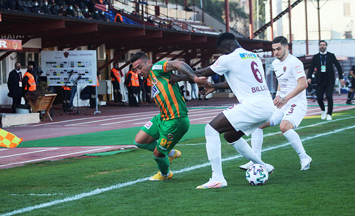 Hayatspor ile Alanyaspor berabere