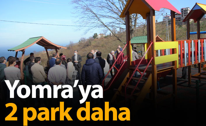 Yomra'da iki yeni park açıldı