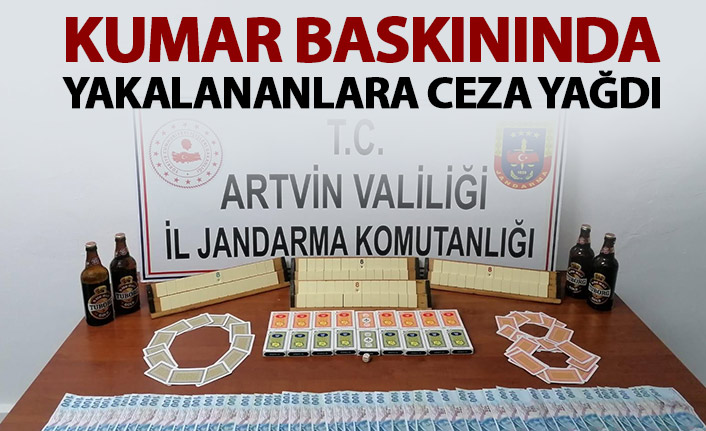 Kumar baskınında yakalananlara ceza yağdı