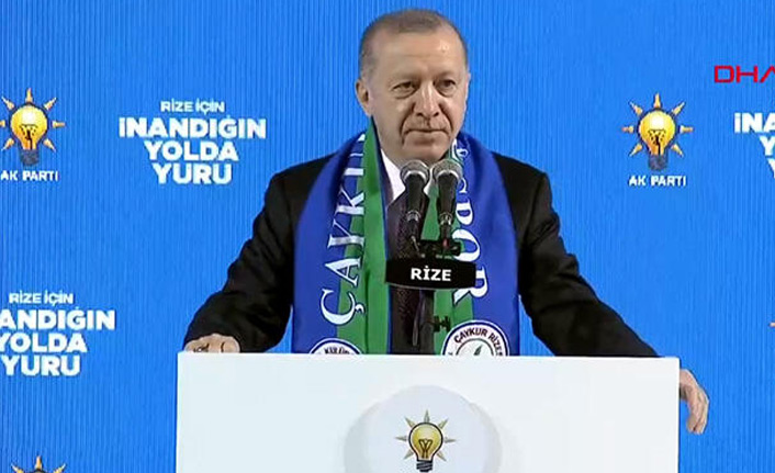 Cumhurbaşkanı Erdoğan: Terör örgütünün başını ezmek boynumuzun borcu