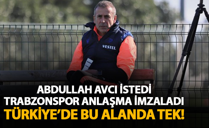 Abdullah Avcı istedi Trabzonspor anlaşma imzaladı! Türkiye'de tek!