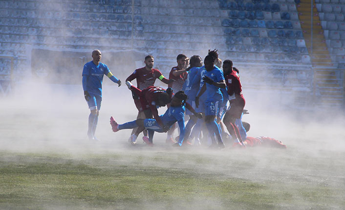 Erzurumspor Hayatspor'a mağlup oldu