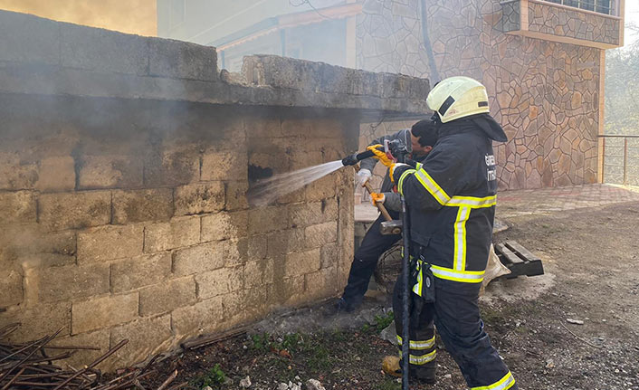 Giresun'da korkutan yangın