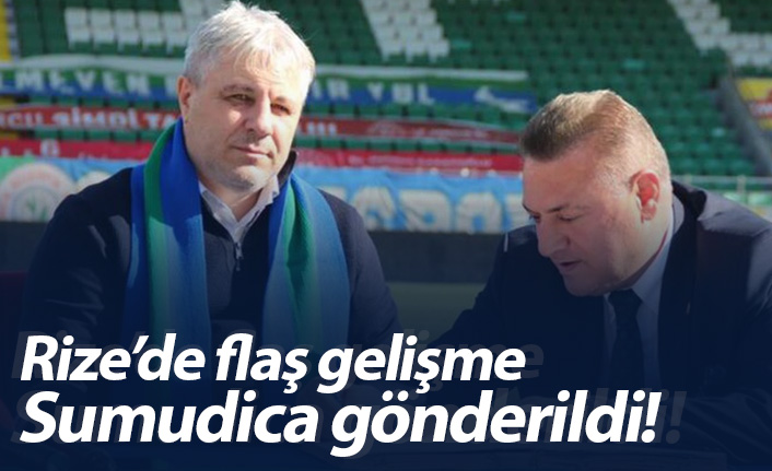 Rizespor Sumudica'yı gönderdi!