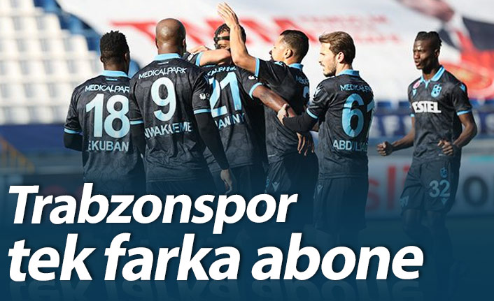 Trabzonspor tek farkla puanları topladı