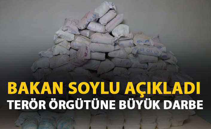 Süleyman Soylu açıkladı! terör örgütüne büyük darbe