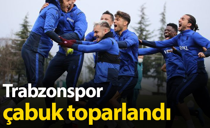 Trabzonspor moral bozukluğunu atlattı