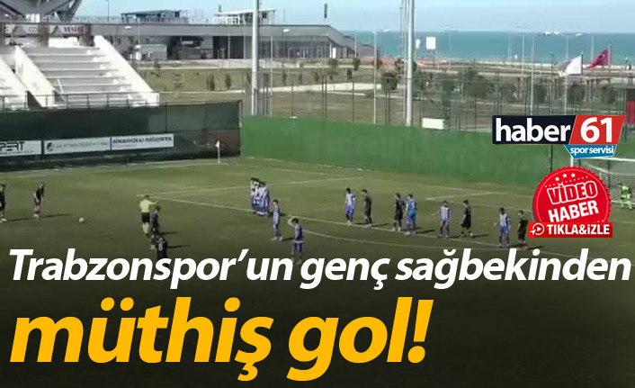 Trabzonsporlu Taha Cevahiroğlu'ndan müthiş gol