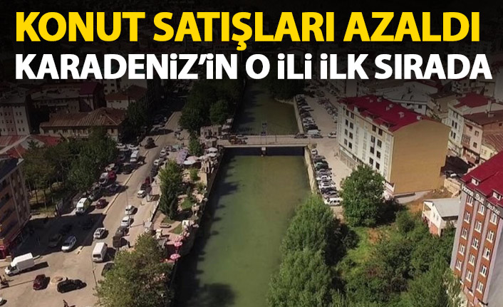 Türkiye'de konut satışları geriledi! En az da Karadeniz'in o ilinde!