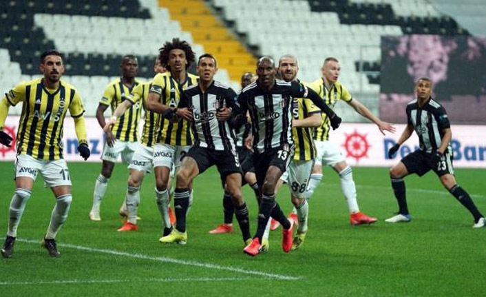 Beşiktaş ile Fenerbahçe berabere kaldı