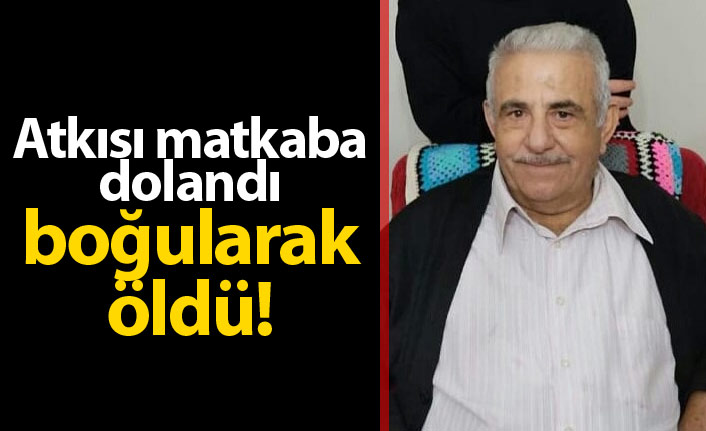 Atkısı matkaba dolandı boğularak öldü