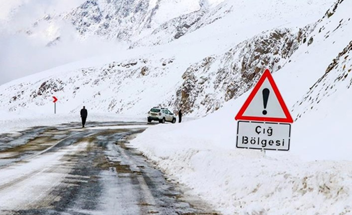 AFAD'tan Doğu Karadeniz'e çığ uyarısı yaptı. 23 Mart 2021