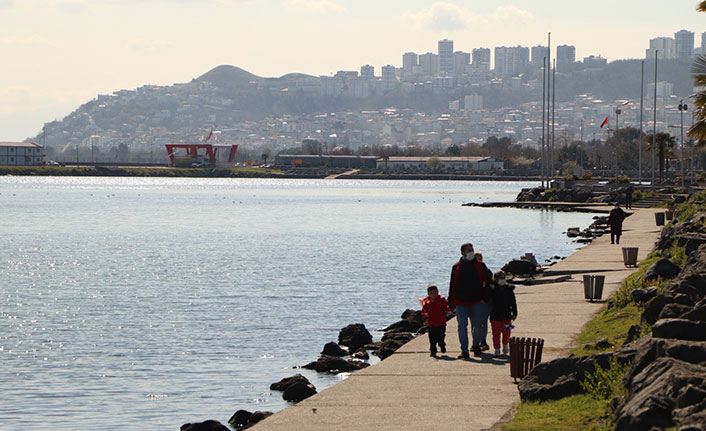 Samsun'da iki mevsim bir arada!