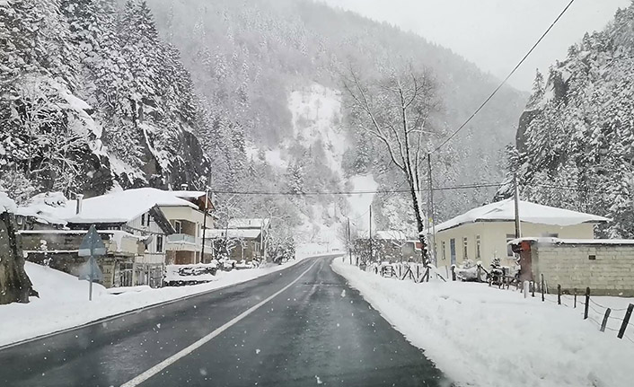 Rize'de 76 köy yolu ulaşıma kapandı