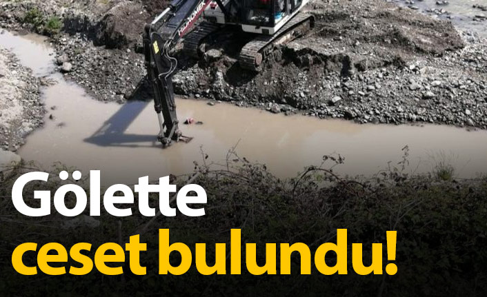 Gölette ceset bulundu