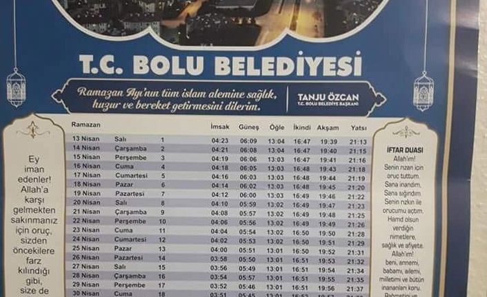 Belediyeye güvendiler 20 dakika fazla oruç tuttular