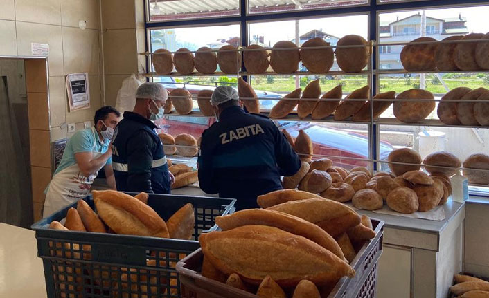 Terme'de zabıtalar fırınları denetledi