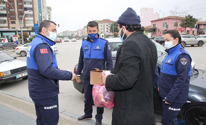 Samsun'da dilencilerle mücadele