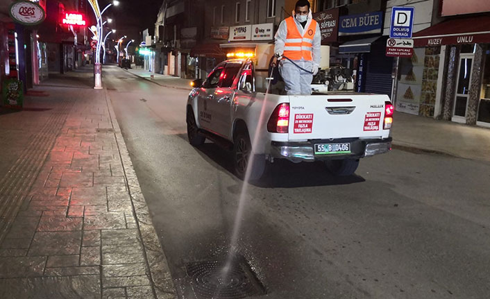 Samsun'da larva ile mücadele