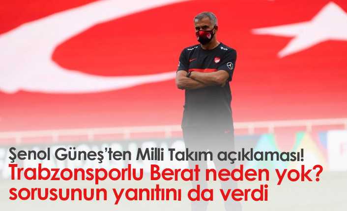 Şenol Güneş'ten Milli Takım açıklaması