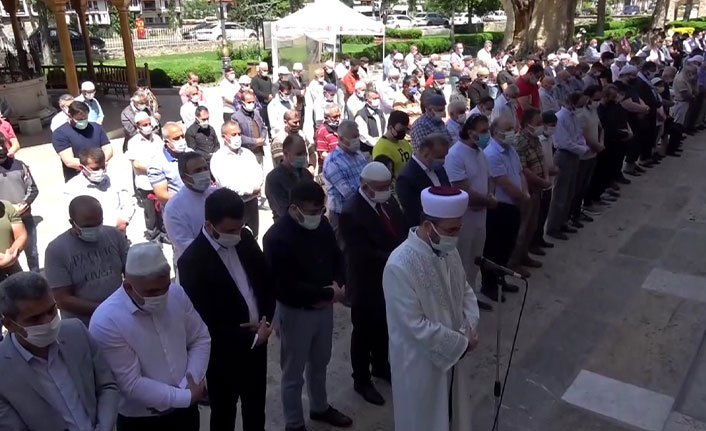 Samsun'da ölen Filistinliler için gıyabi cenaze namazı kılındı