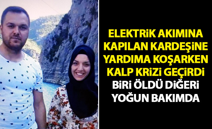 Hayvanlara su vermek isterken elektrik akımına kapılıp öldü