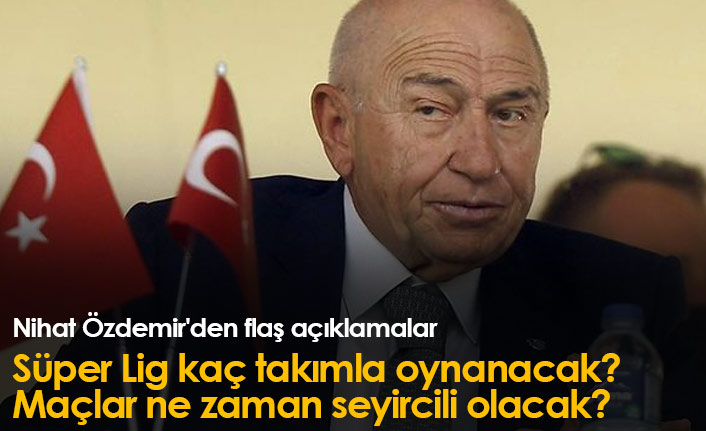 Nihat Özdemir'den flaş açıklamalar