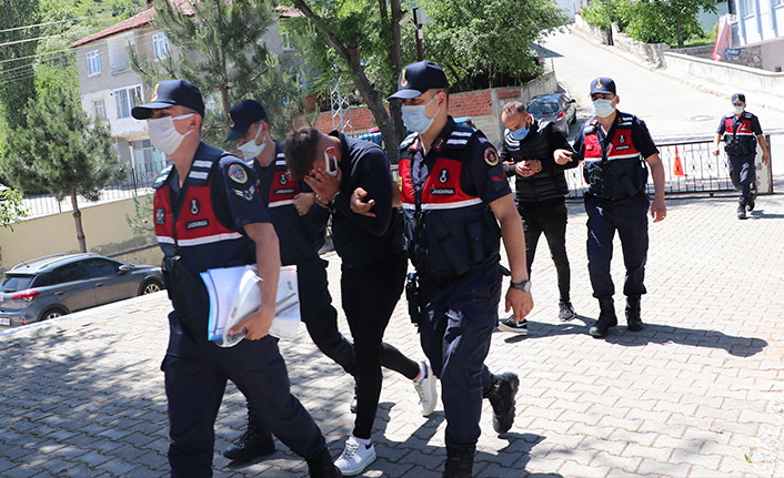 Sulama kanalı kapaklarını çalan şahıslar yakalandı