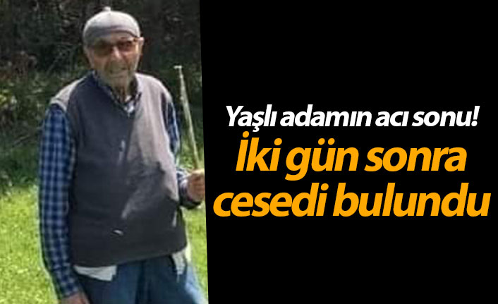 Yaşlı adamın acı sonu! İki gün sonra cesedi bulundu