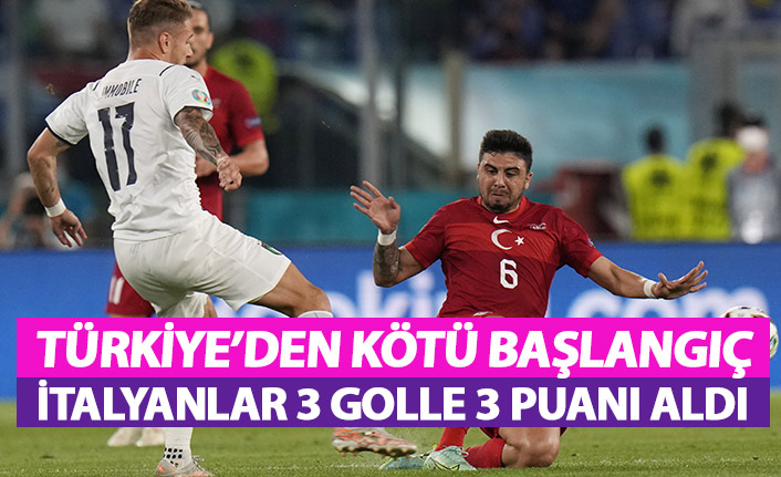 A Milli Takımdan turnuvaya kötü başlangıç