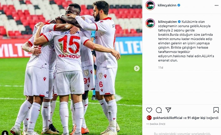 Samsunspor’da 1 ayrılık daha kesinleşti