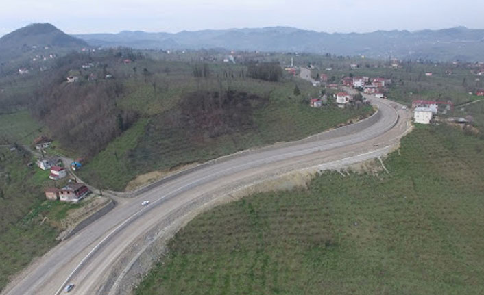 Ordu-Ulubey-Gölköy yolunda çalışma