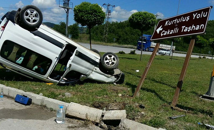 Samsun'da iki araç çarpıştı: 4 yaralı