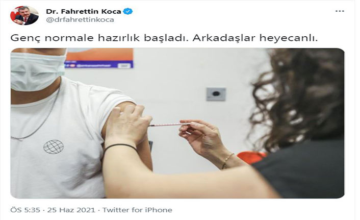 Bakan Koca duyurdu! Genç normale hazırlık başladı