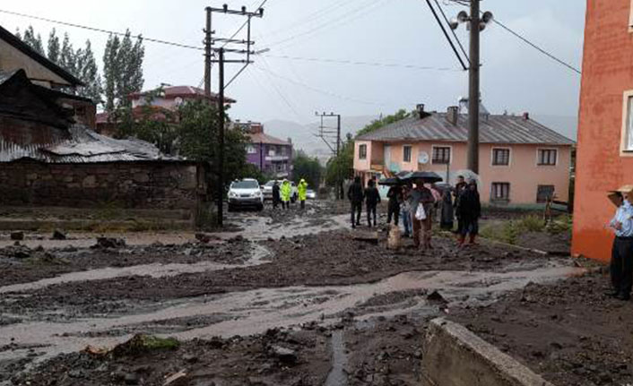 Giresun'da taşkın sonrası hasar tespiti