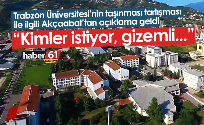 Akçaabat Belediyesi'nden üniversite açıklaması: Şehrin doğusunda iki tane var...