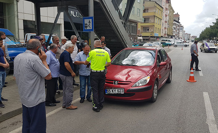 Üst geçidi kullanmayınca hastanelik oldu