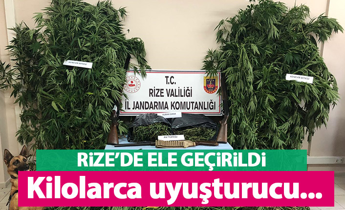 Rize'de dev operasyon! 10 Kilo uyuşturucu ele geçirildi