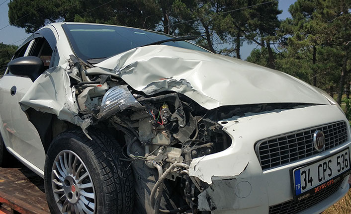 Samsun'da trafik kazası: 2 yaralı